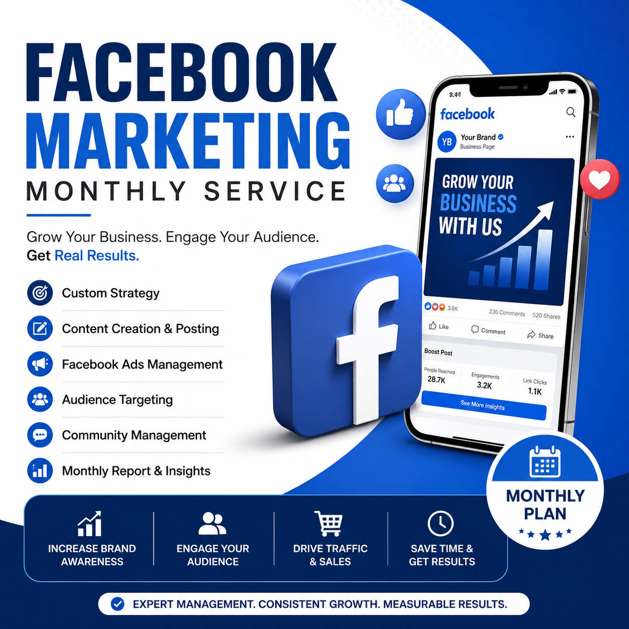 Facebook Marketing Monthly Service